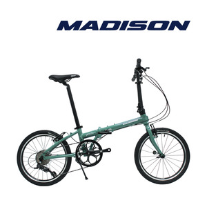 매디슨바이크 피콜로 9SE 20인치 폴딩 미니벨로 (경량 알루미늄 프레임, 9단, 가벼운 접이식 자전거)